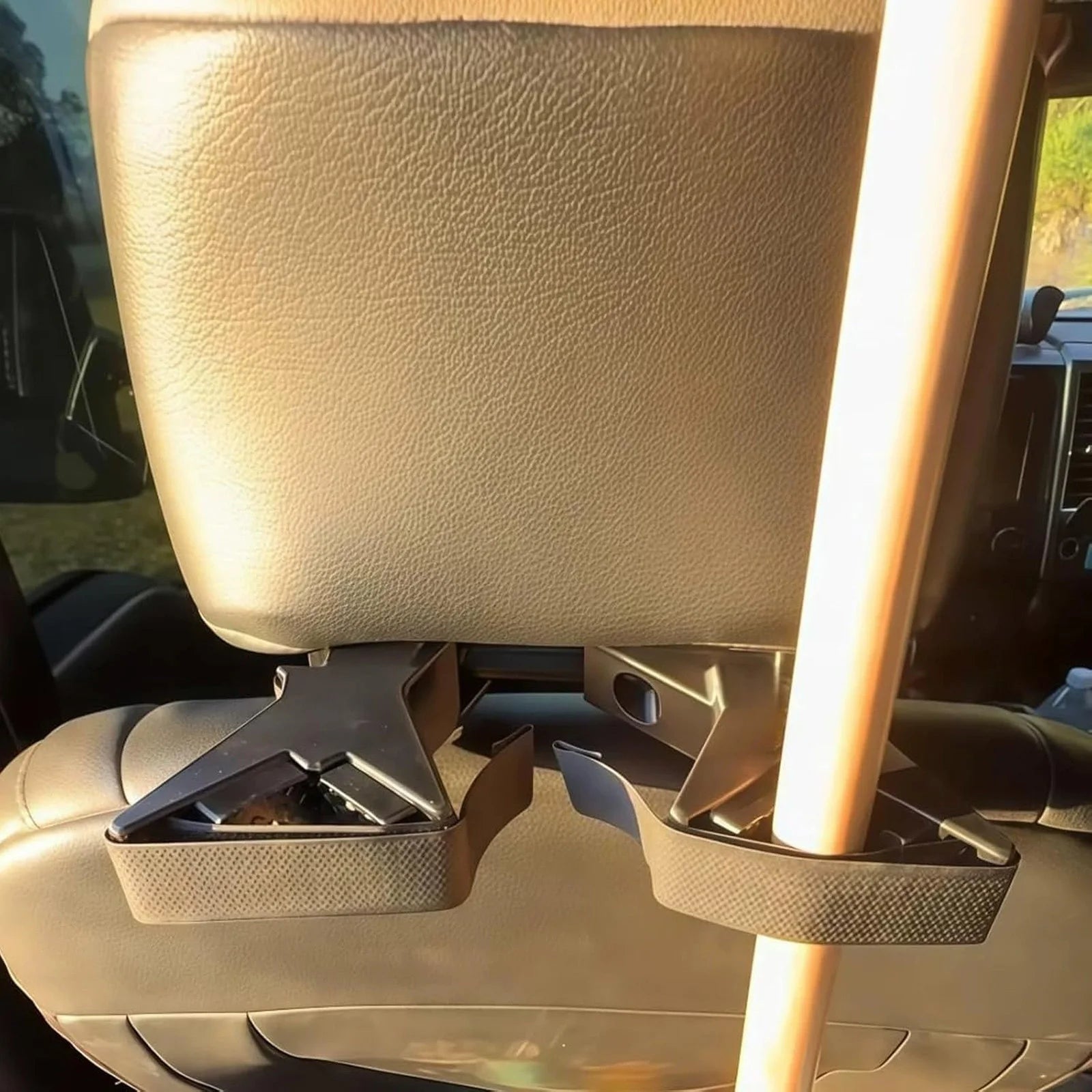 Universal Seat Back Gun Rack Easy To Install Vertical Guns Holder Sling Organizer for Trucks Cars SUVs Hunting Rifles Shotguns