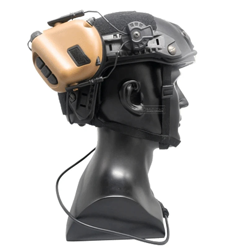 EARMOR M32H MOD4 Helmet Earphones Electronic Shooting Earmuffs ARC Rail Adapter Aviation Communication Helmet Earmuffs