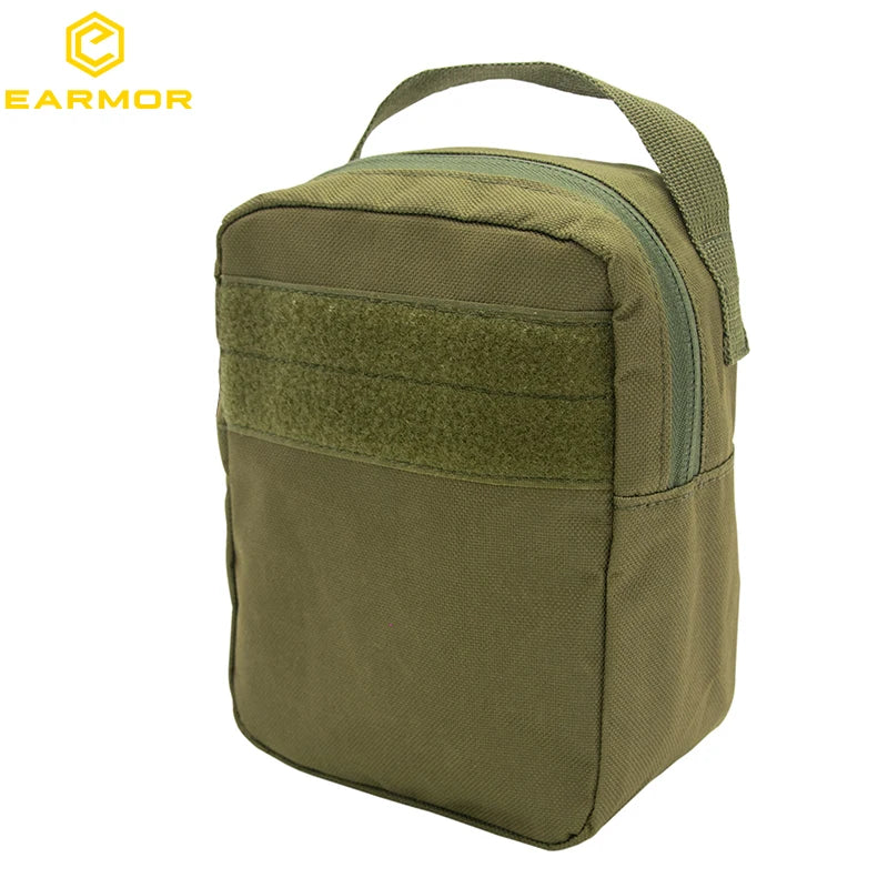 EARMOR Molle Bag Box to Store Tactical Multi-Function Carry, Suitable for Earmuffs M31 M32 M31H M32H Headphones