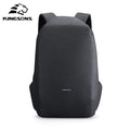 Kingsons Anti-theft Backpack Men 15.6 inch Laptop 180 Degree Open  W USB Charging Waterproof School Bag for College Student Boys