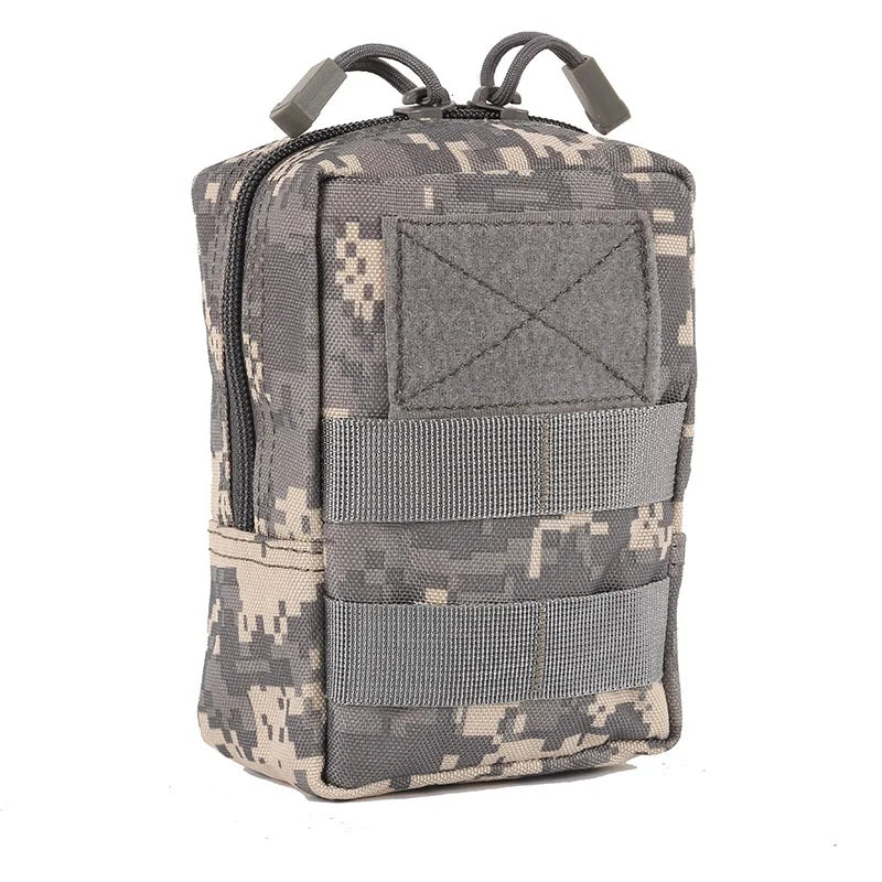 Tactical 600D Outdoor Waist Bag Molle Pouch Tool Zipper Waist Pack Hungitng Accessory Belt Pouch
