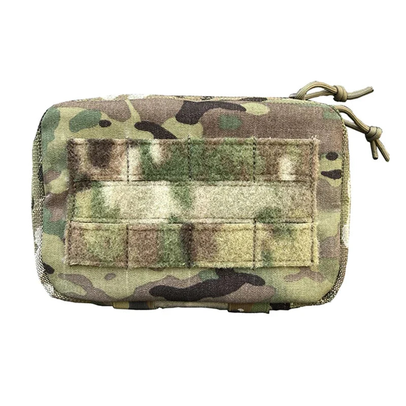 Tactical Map Pouch Multicam EDC Molle 500D Admin Bag Airsoft Combat Gear Outdoor Hunting Tool Storage Bag