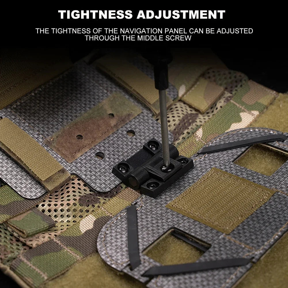 Tactical Phone Pouch Molle Airsoft  Chest Foldable Rack Phone Map Case Outdoor Camping Hunting Navigation Board