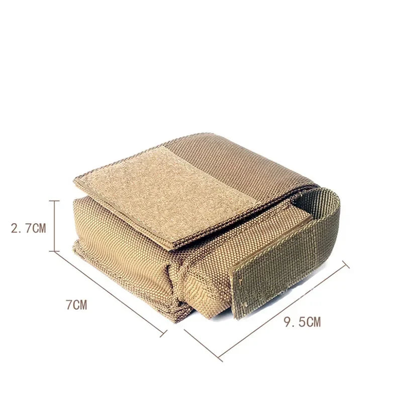 Tactical Molle Cigarette Pouch with 9mm Magazine Pouch Waist Pack Coin Key Purses Utility Tool Pouch Hiking Hunting Bag