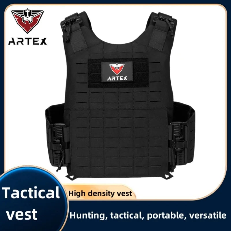 6094 Tactical Plate Carrier Vest Adjustable Quick Release MOLLE Airsoft Hunting Combat Training Gear