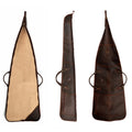 Tourbon Hunting Shooting Shotgun Case Leather Gun Carry Bag Protective Slip Soft Padded with Adjustable Shoulder Strap Brown