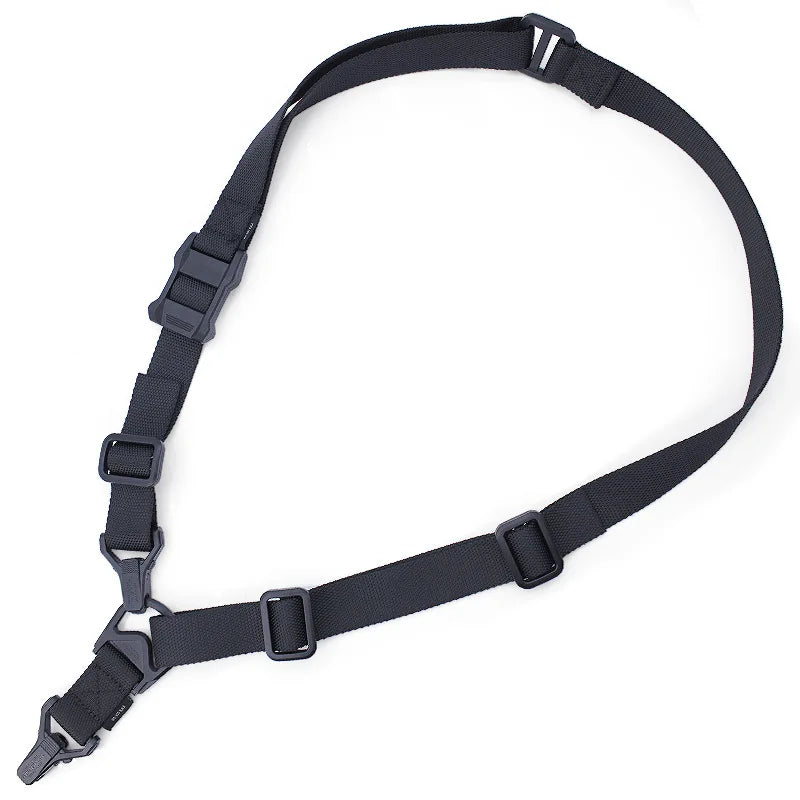 MS3 Tactical Multi Purpose Sling Single Double Point Adjustable Strap Outdoor CS Training Portable Carry Shoulder Belt