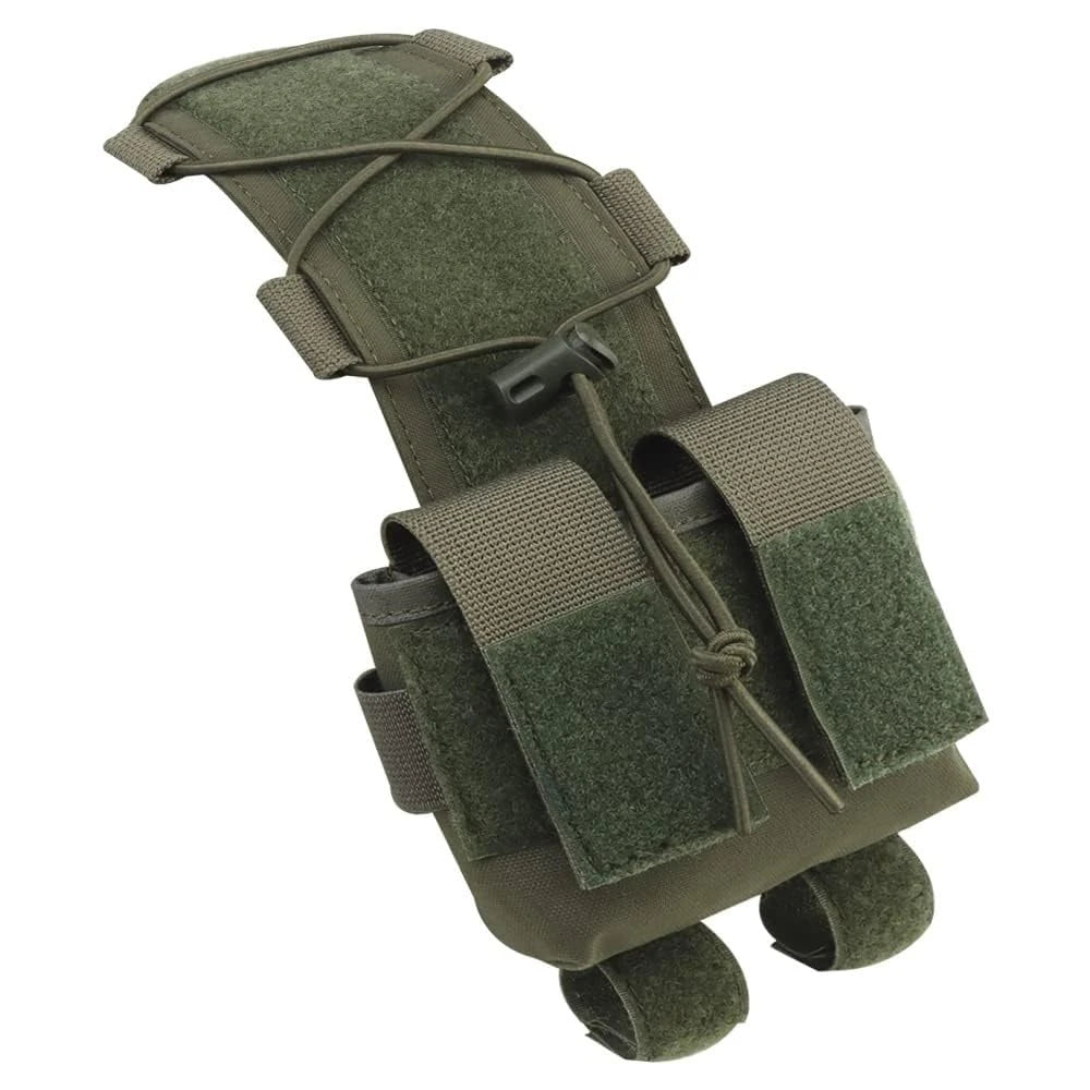 Tactical Airsoft Helmet Set Adjustable Protective Helmet with Headset Goggles Light Battery Bag for Hunting Paintball Shooting