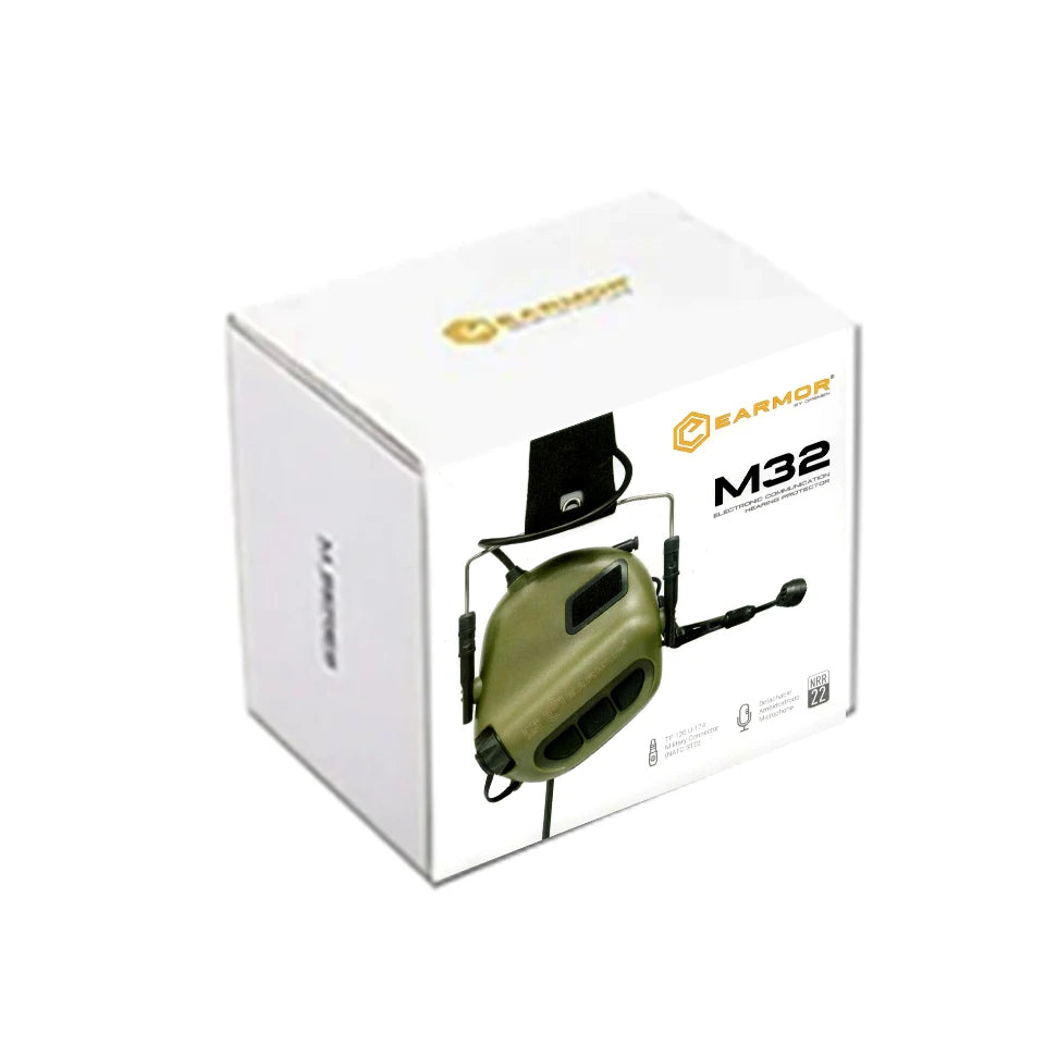 EARMOR M32 MOD4 Tactical Headset Anti Noise Headphones Aviation Communication Shooting Earphone