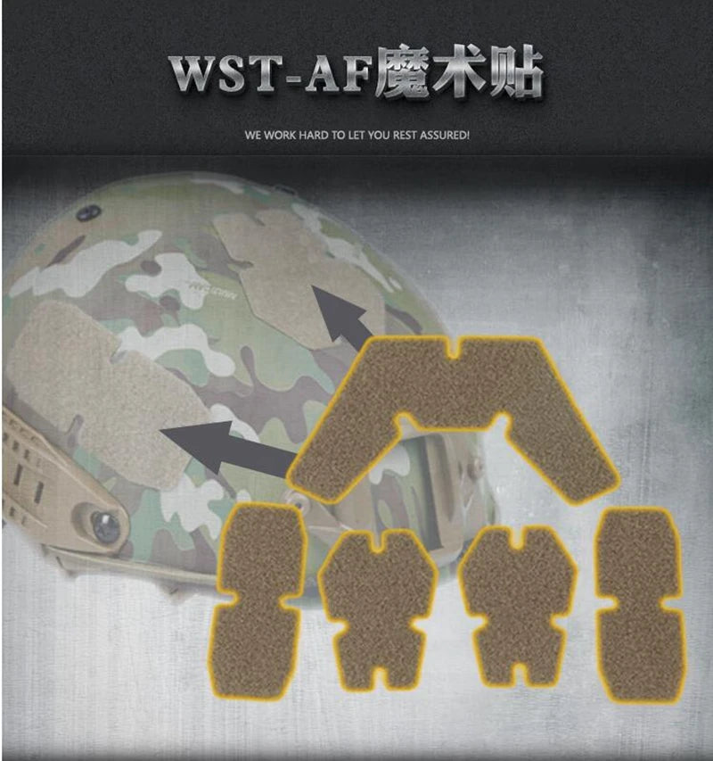 Tactical Helmet Hook Loops DIY Magic Sticker for MH Style Fast  Helmet TB-FMA Helmet Tape Cover Hunting Accessories