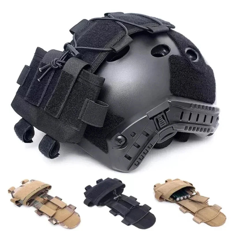 FAST Tactical Helmet ABS Lightweight with Battery Pack Storage Bag for Outdoor Activities Training And Rapid Protection