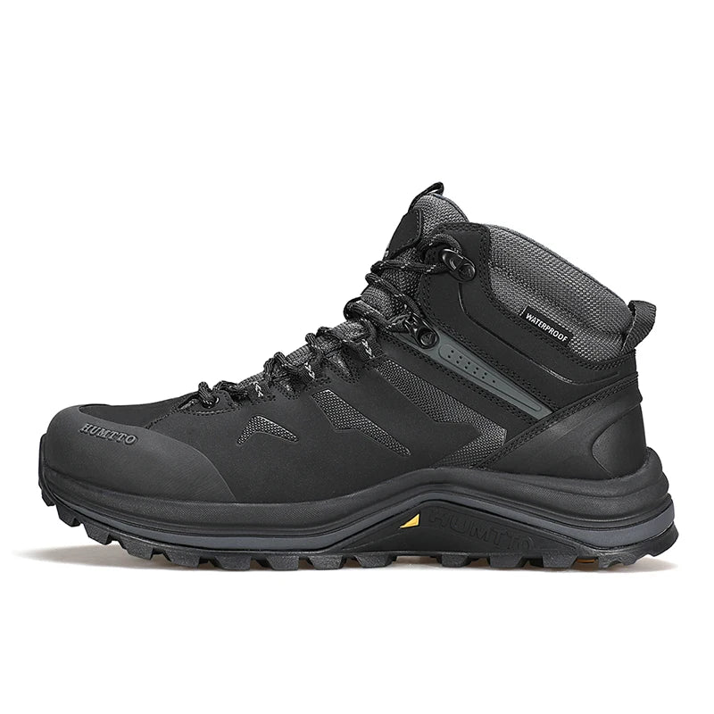 HUMTTO Hiking shoes Men's waterproof hunting Boots Tactical Desert Combat Ankle trekking Boots Male  warm cow Leather Sneakers