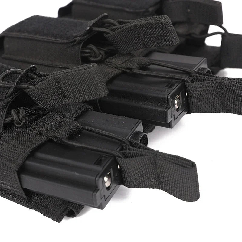 New Mother Child Triple Pack Attachment Pistol Magazine Bag Field Tank Top Multi functional Hanging Bag Outdoor Storage Bag