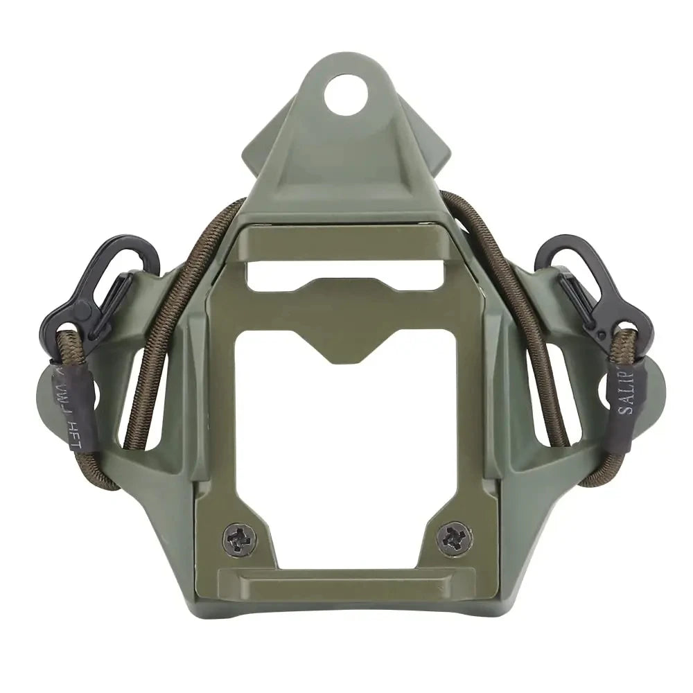 BOOIU Tactical Helmet Mount Adapter Night Vision Aluminum Alloy NVG Helmet Bracket Accessories for FAST Helmet with Hook Rope