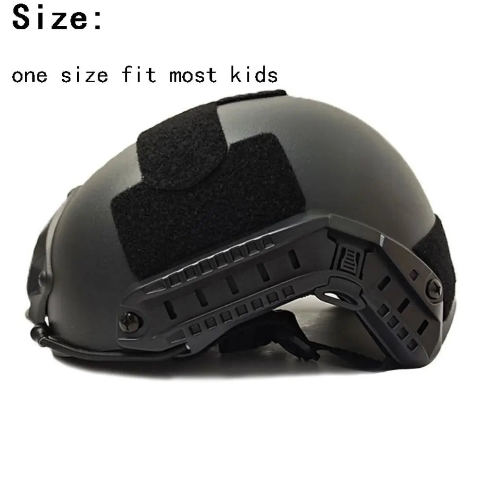 Sports Safety ABS Helmet One Size Black Khaki Green Protective Helmets Game Helmets