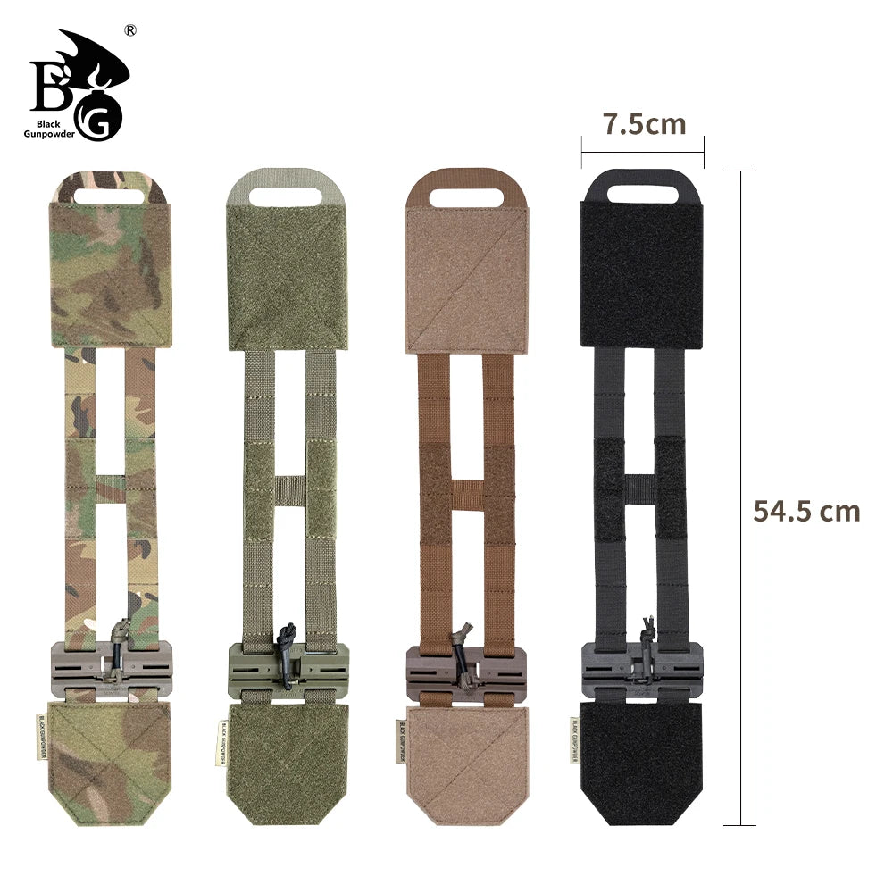 Tactical Vest Quick-Release Set, MOLLE Dual Strap, Magnetic Buckle, Hunting Vest Accessories
