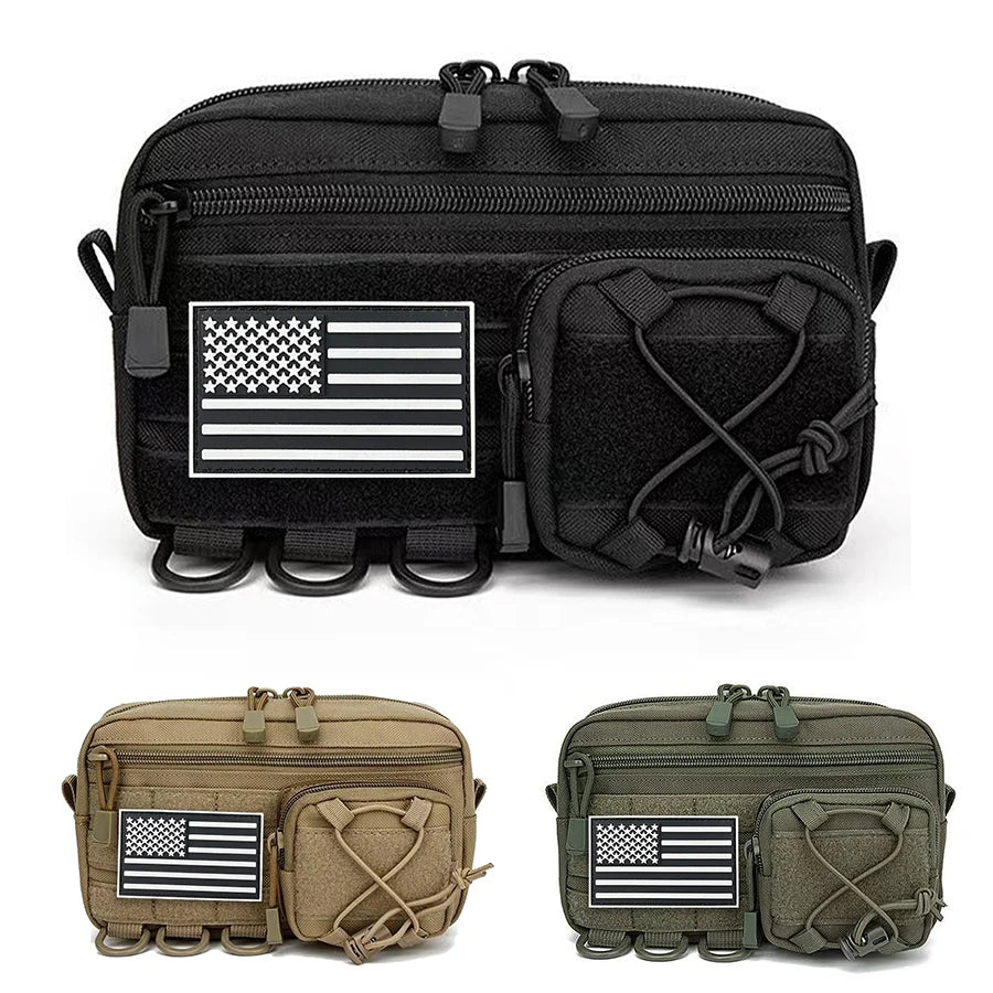 Portable accessory pack, multifunctional outdoor mountaineering waist bag