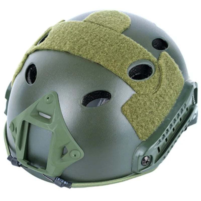Tactical Helmet with Ventilation for Outdoor Sports Protection Compatible with FAST Helmet Lightweight
