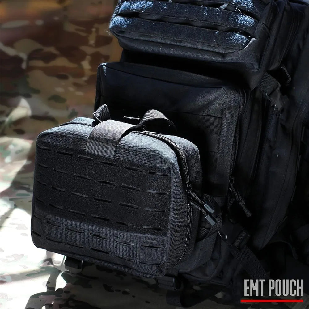 Outdoor Molle Medical Bag EDC Pouch Organizer First Aid Kit Large Capacity IFAK EMT Waist Pack for Hunting Camping Travel