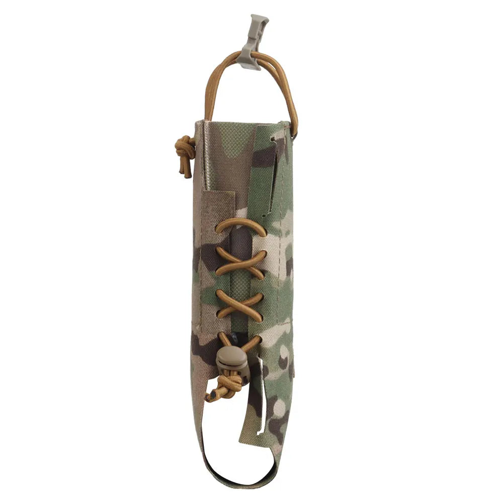 2PCS Radio Pouch Shock Cord Retension Chest Rig Side Bag Hanging Side Bag Expands Walkie Talkie Storage for AN/PRC-148/152/163