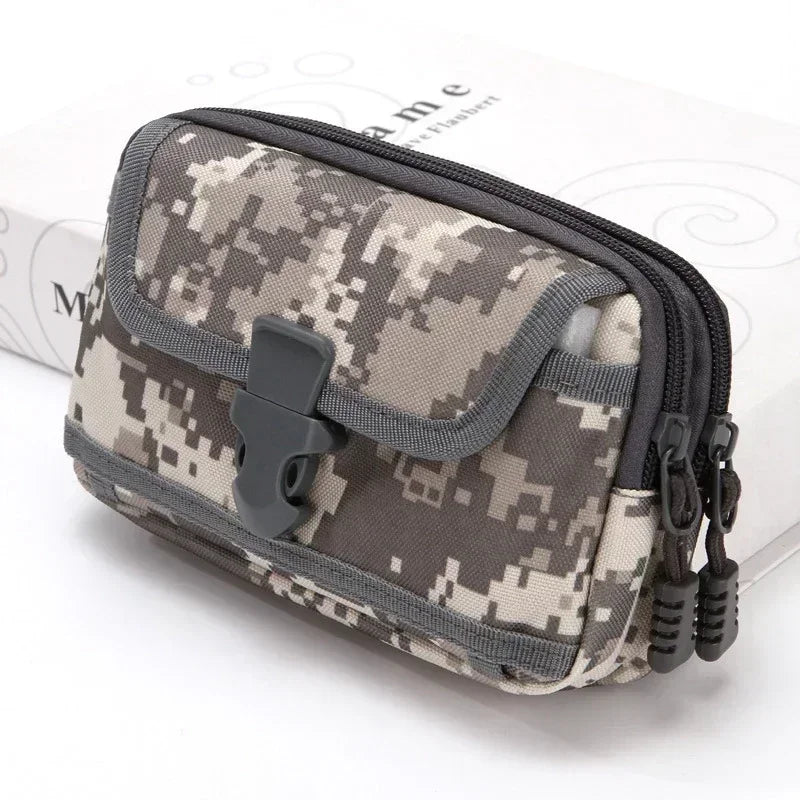 6.5-Inch Nylon Tactical Molle Bag Waistband Waist Bag Pocket Outdoor Phone Bag Waterproof Molle  Equipamiento