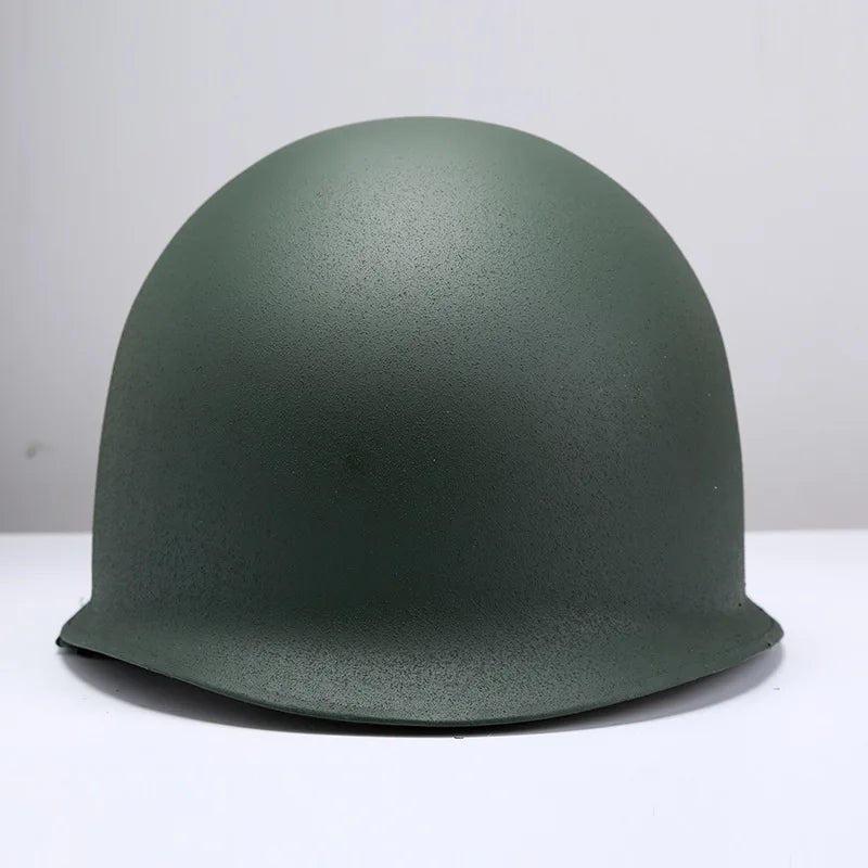 Military Fan CS Field Equipment Outdoor Sports M1 Double Layer Steel Helmet Tactical Helmet/foreign Military Helmet
