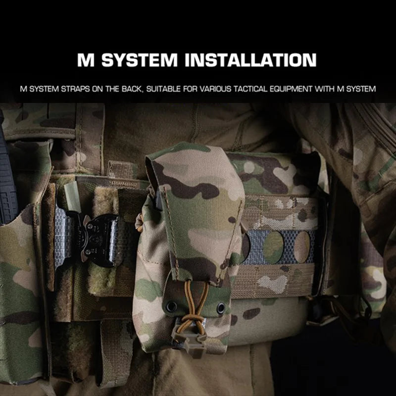 Ferro Style Multifunctional MOLLE Elastic Waist Pouch Silent Flip Top Banger Pocket Magazine Holder Hunting/Airsoft Gear