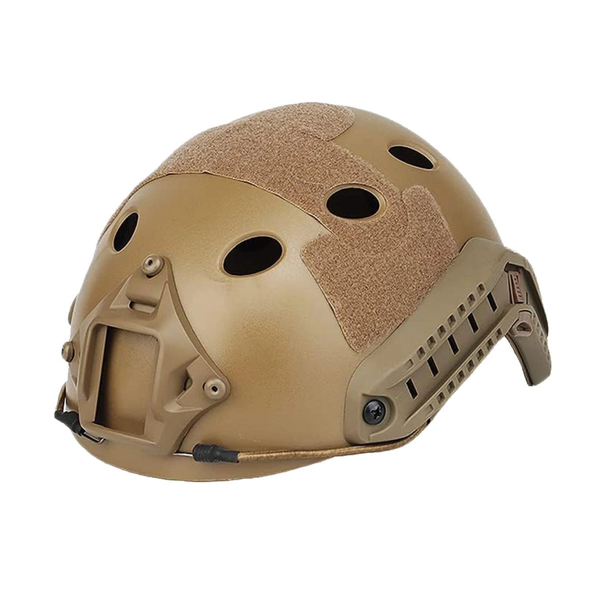 Tactical Helmet Set FAST Adjustable Protective Gear with Headset Survival Light L4G24 Bracket Helmet Cover for Airsoft Cosplay
