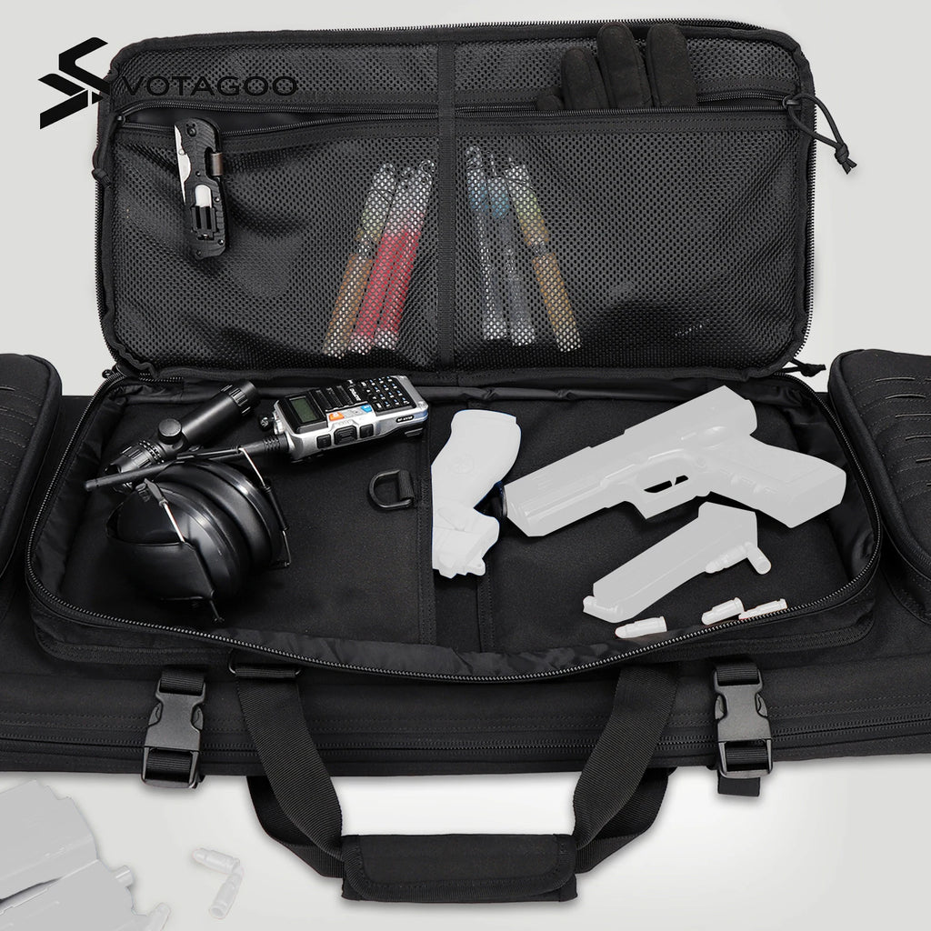 VOTAGOO 36/42in Tactical Equipment Bag Large Capacity Backpack Outdoor CS Field Long Gun Storage Fishing Gear Bag