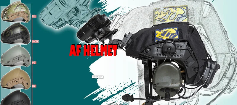 2 In 1 AirFrame Helmet AF Recreate Sparta CS Field Combat Tactical Helmet CP AF Helmet