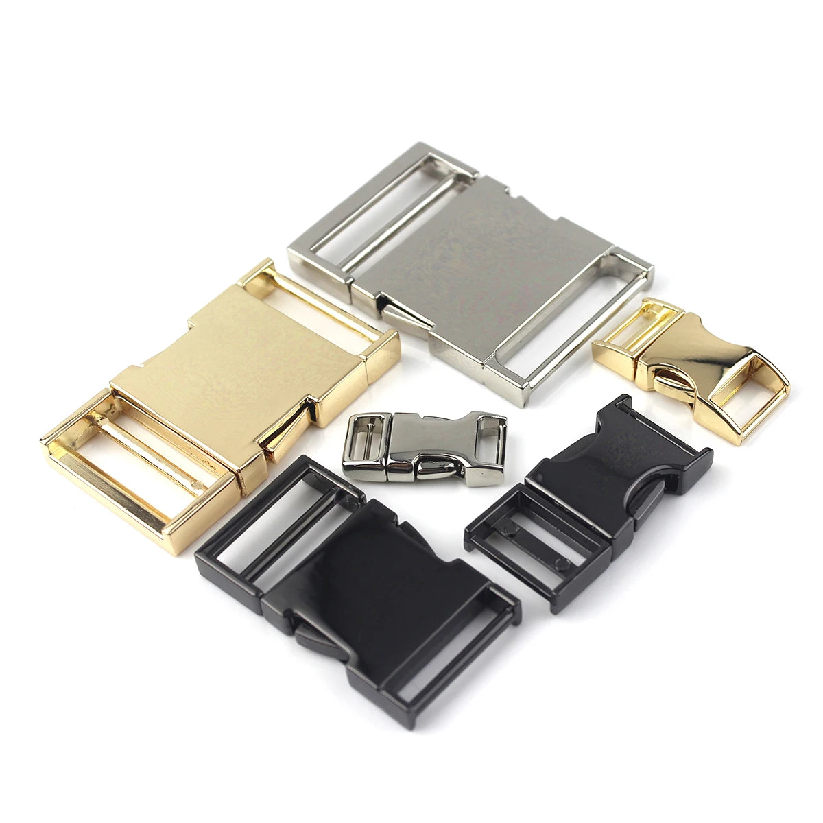 1piece Metal Bag Side Quick Release Buckle Backpack Strap Buckle Closure Clasp for Bag Backpack Strap Parts DIY Accessories