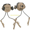 R53E Tacticals Headset Helmet Rails Adapter Earmuff Bracket Headphone Mount Holder