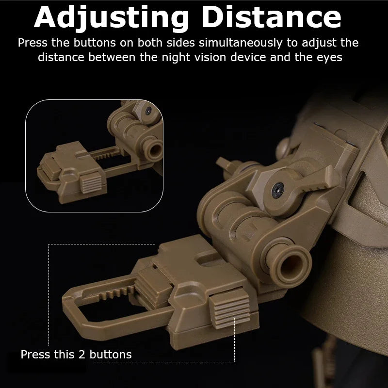 Helmet L4G69 NVG Night Vision Goggles Mount for PVS15 PVS18 PGPNVG18,Tactical Paintball Fast Helmet Accessory