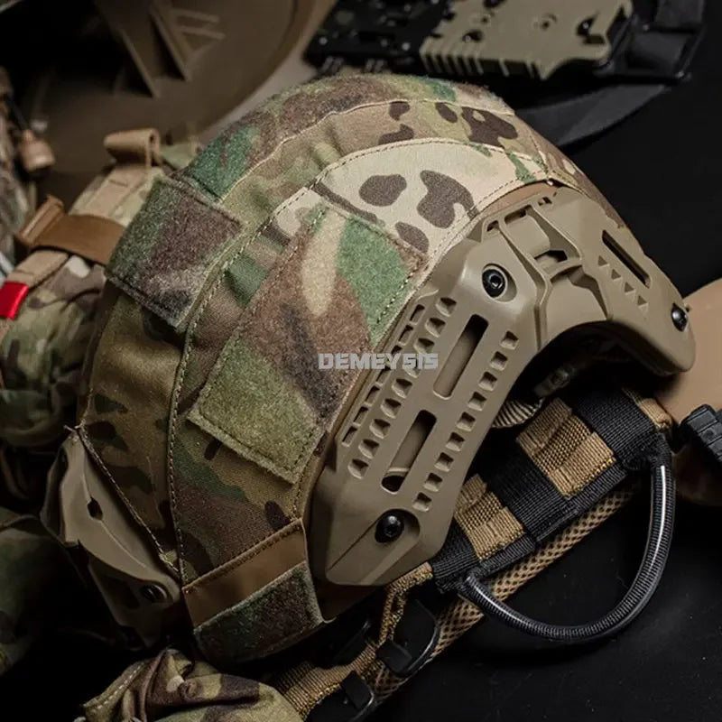Tactical Helmet Camouflage Cover for MK Helmets Hunting Paintball CS Wargame Helmet Cloth Shooting Helmets Accessories
