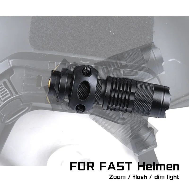 1pcs 20-30mm Helmet Special Lighting flashlight Support Tactical Helmet jig adapter outdoor sports riding rail accessories