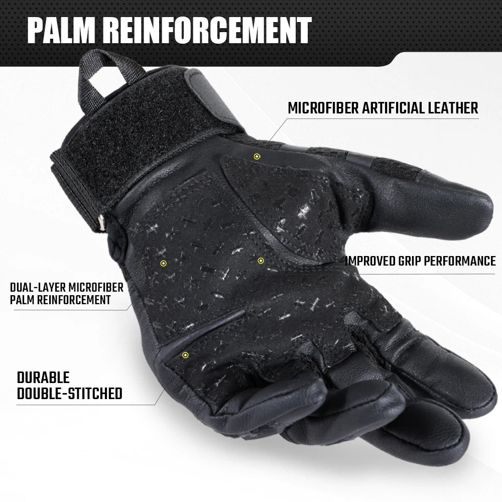 Outdoor Tactical Gloves Touch Screen Hard Shell Non-slip Protective Gear for Sports Hiking Climbing Hunting Cycling Motorcycle