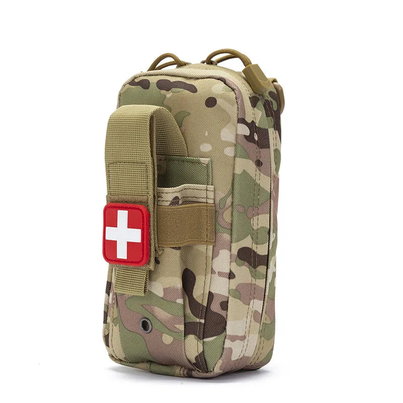 Tactical Molle Medical EDC Pouch EMT Emergency Bandage Tourniquet Scissors IFAK Pouch First Aid Kit Survival Bag Pack