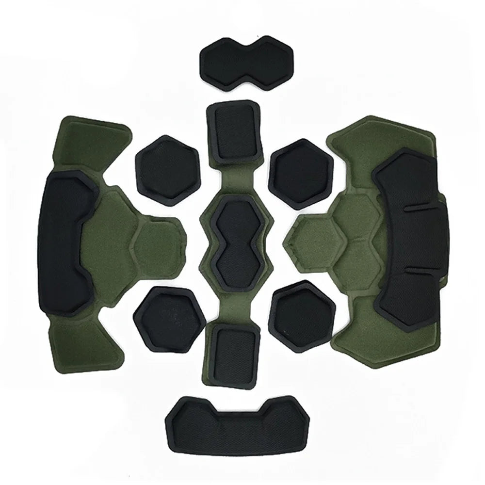 VULPO Tactical Helmet Gen4 Memory Foam Pad Airsoft Paintball Helmet Protective Pads Internal Mat For Wendy Fast MICH ACH Helmet