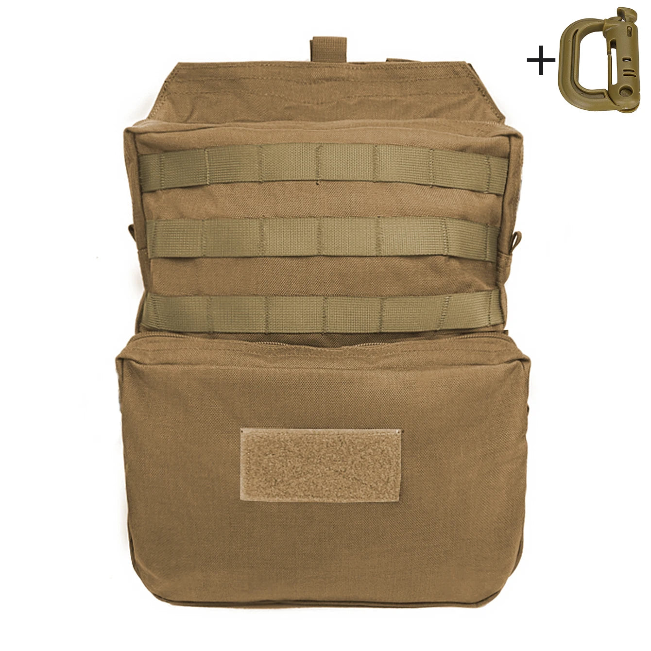 Mounted 3L water bag with Molle system, with multiple compartments and large capacity, can be used with MOLLE system vest