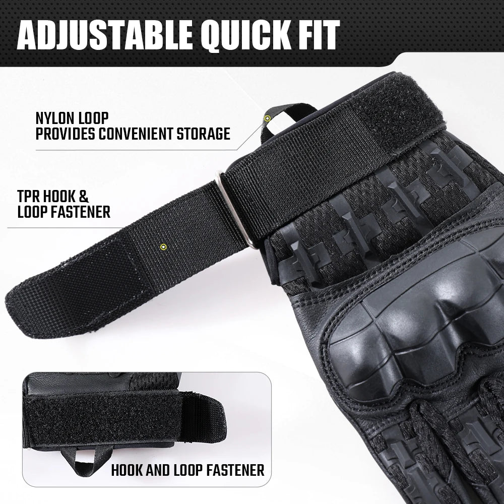 Outdoor Tactical Gloves Touch Screen Hard Shell Non-slip Protective Gear for Sports Hiking Climbing Hunting Cycling Motorcycle