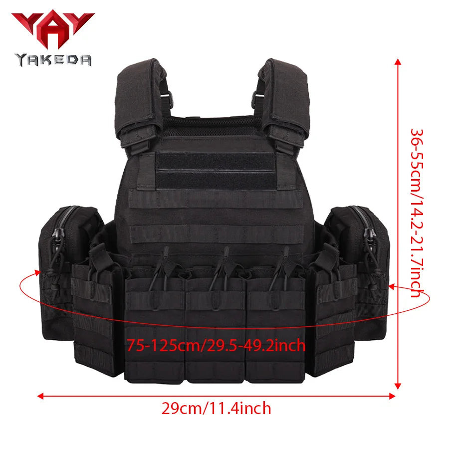 YAKEDA camouflage amphibious training vest, outdoor CS training vest