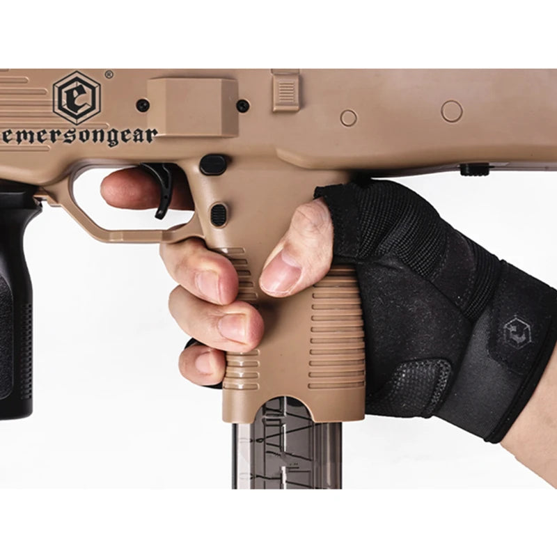 Tactical Damping Pad Half Finger Gloves  Men's  Combat Hunting Shooting Airsoft Paintball Police Duty - Fingerless