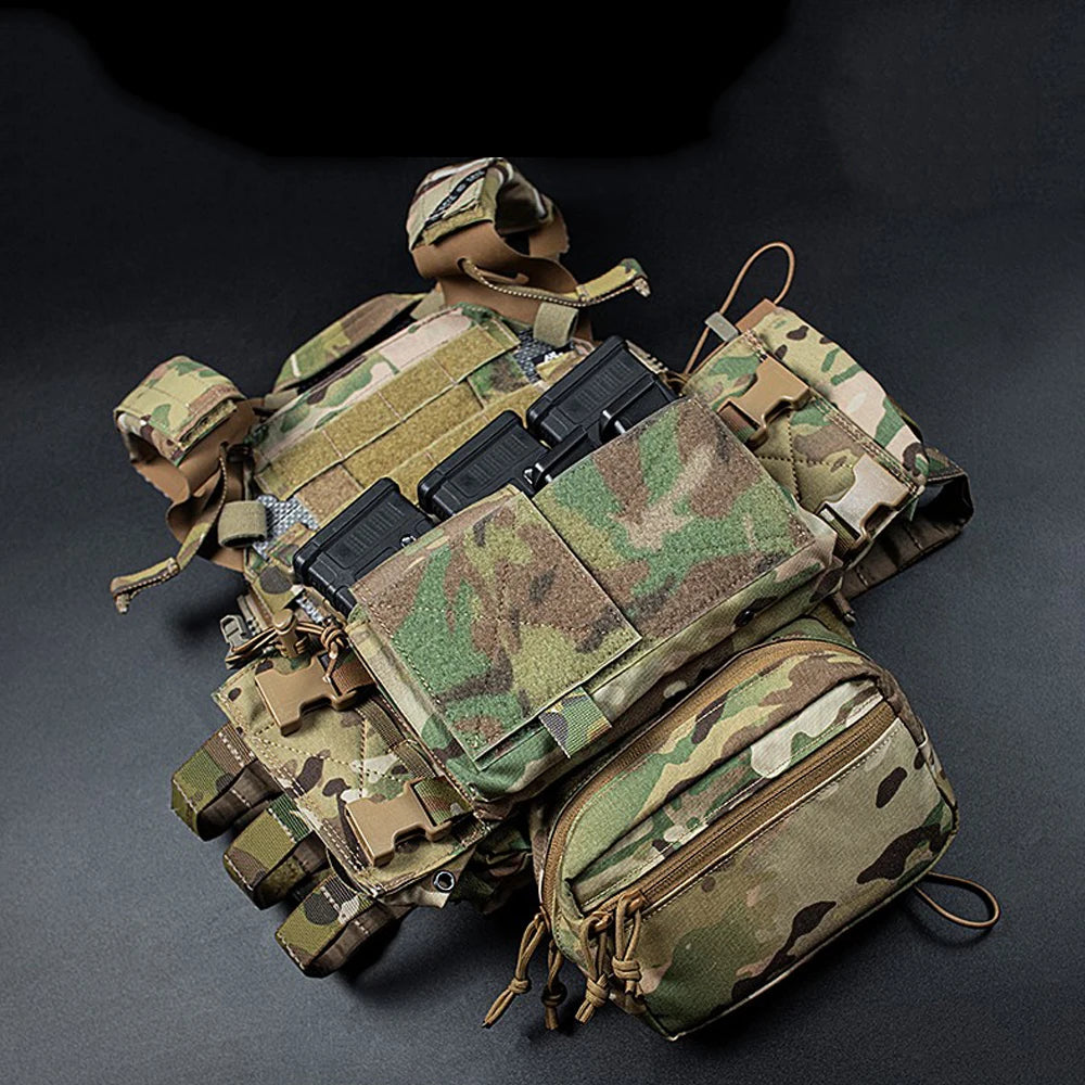 SS Style SACK Pouch Mk3 MK4 Abdominal Dump Drop Pouch Fanny Pack for Tactical Vest Plate Carrier Chest Rig Accessory