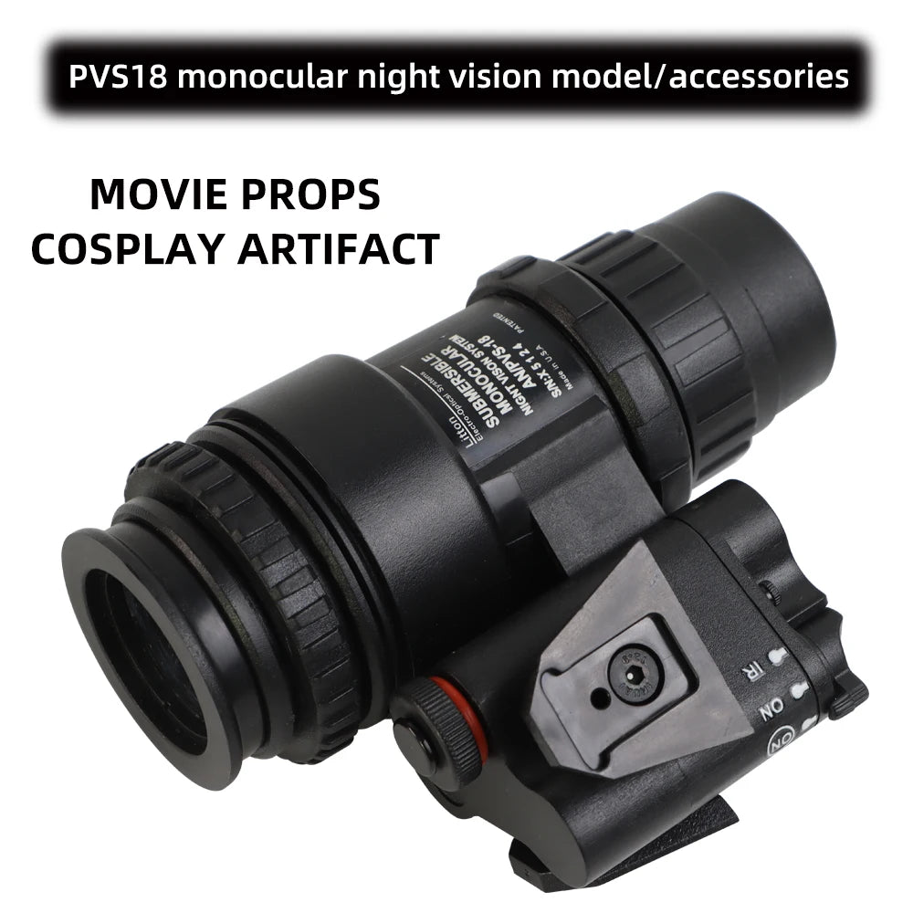 PVS-18 1:1 Scale Night Vision Goggle Replica - One-Piece Proportional Simulation Model for Collectors & Enthusiasts