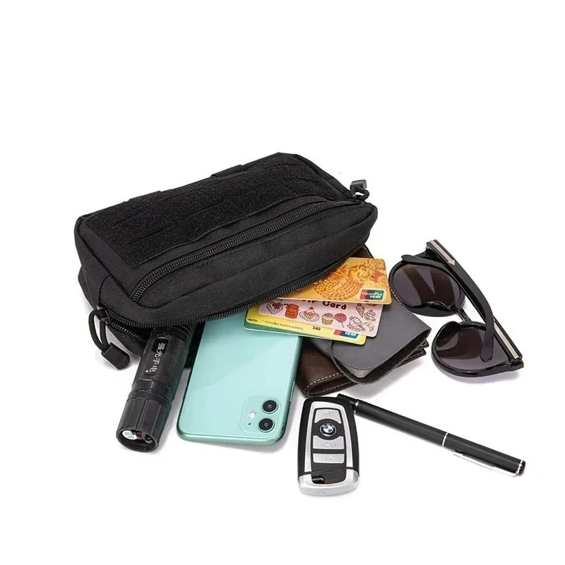 Tactical Molle EDC Waist Pouch Phone Holder First Aid Kit Emergency EMT Utility Tool Pack Hunting Camping Hiking Survival Gear