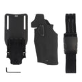 Left-Handed 1000D Nylon Holster with Light Guard G17/X300 Combo Compatible Quick-Draw Light Protection Concealed Carry Training
