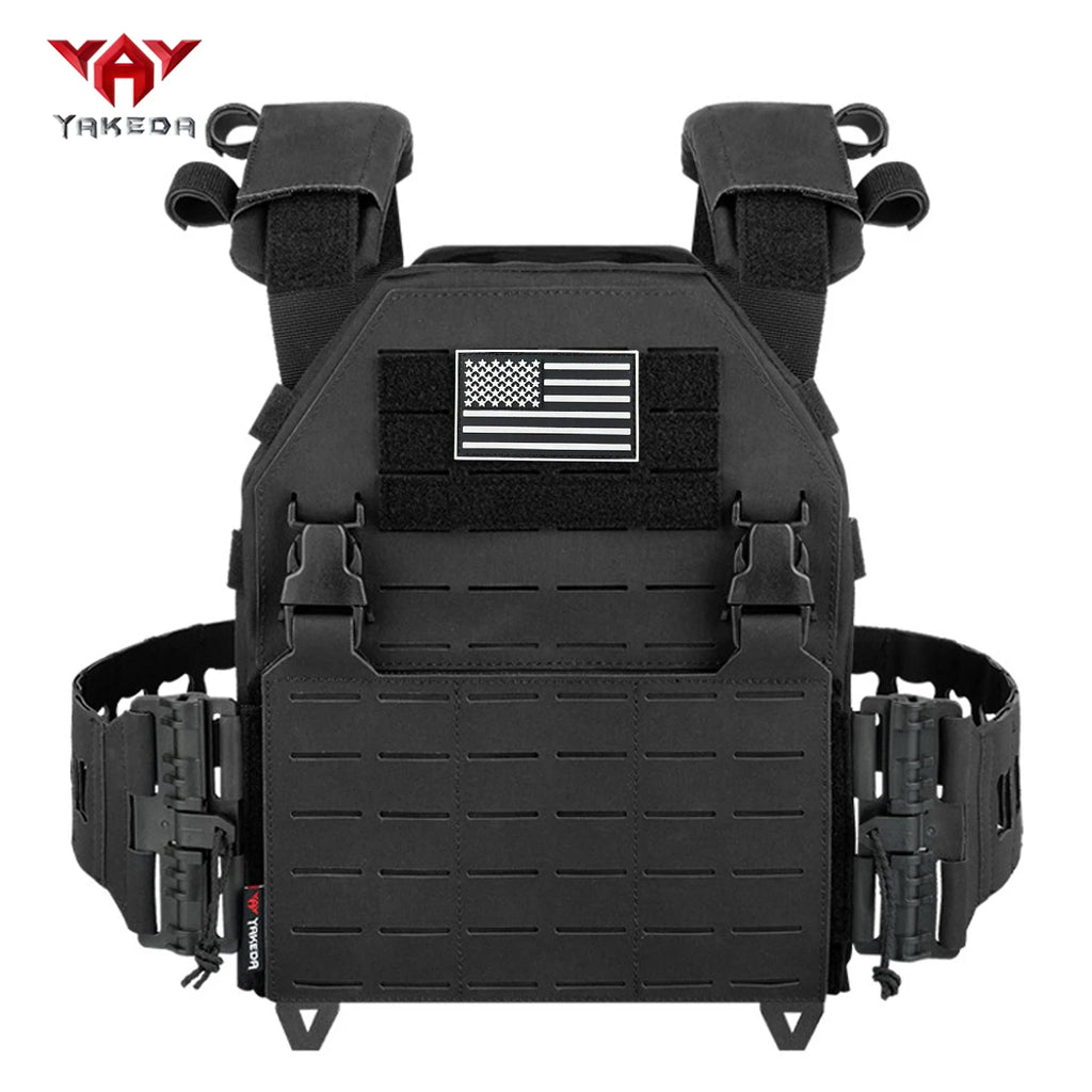 YAKEDA Quick Release Multifunctional Hunting Vest Breathable Nylon Vest can be used for hunting, wilderness survival, etc