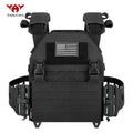 YAKEDA Quick Release Multifunctional Hunting Vest Breathable Nylon Vest can be used for hunting, wilderness survival, etc