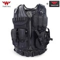 YAKEDA breathable mesh hunting vest MOLLE modular multi device bag vest adjustable for outdoor hunting sports