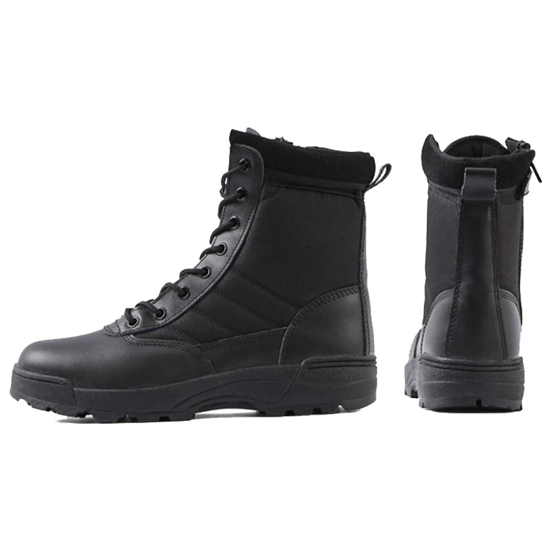 Men's Boots 2026 New Tactical Boots Special Force Desert Combat Boots Men Work Shoes Outdoor Hiking Ankle Boots
